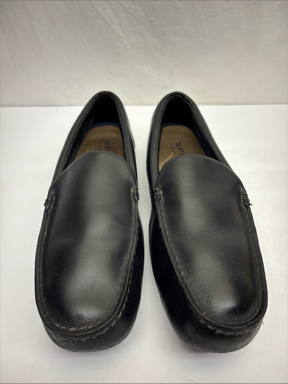 Sperry Black Leather Slip-On Loafers for men’s SZ 13 M, box 83